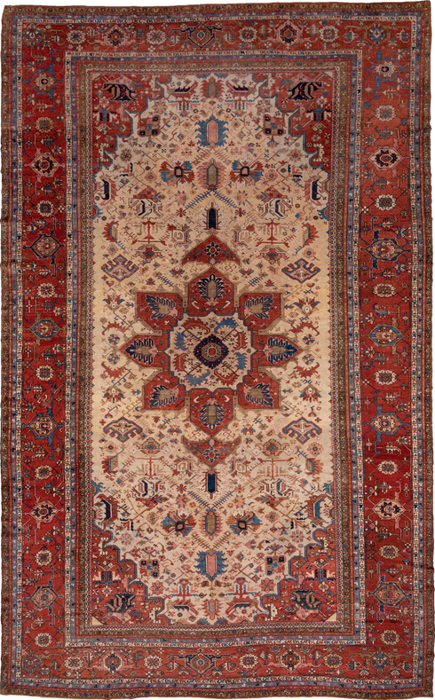 Antique Serapi Area Rug (12' x 18')
